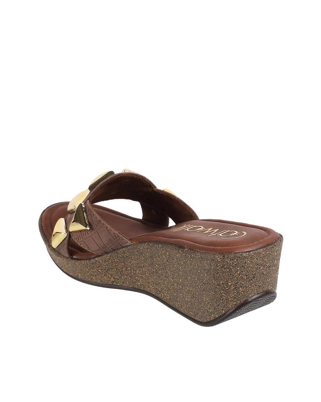 Women Embellished Wedges