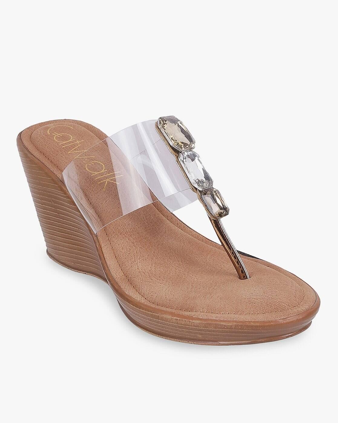 Women Embellished Wedges