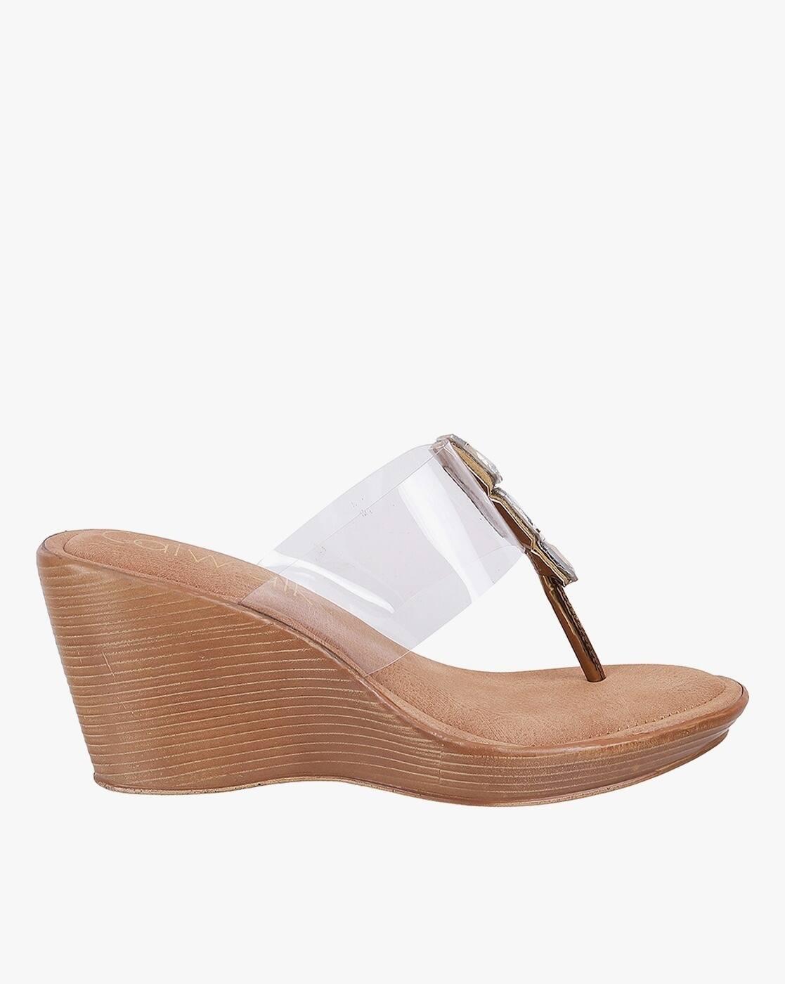 Women Embellished Wedges