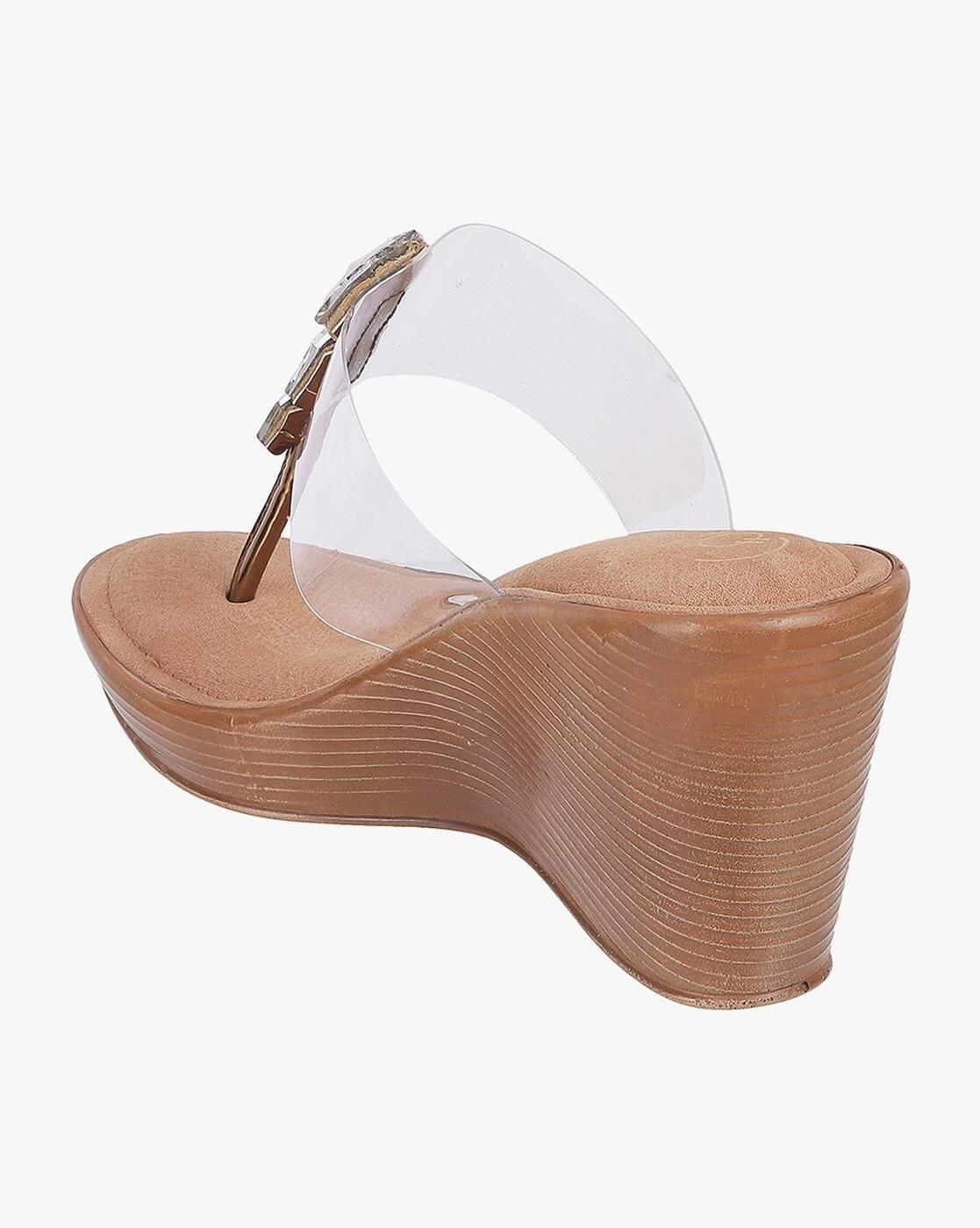 Women Embellished Wedges