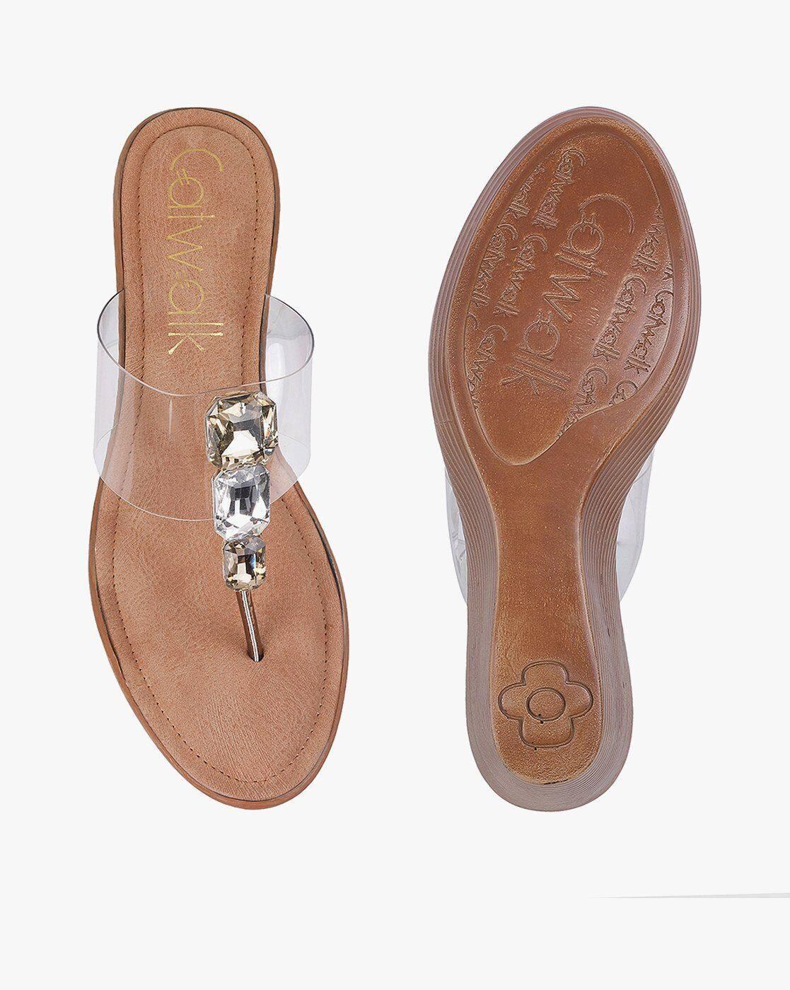 Women Embellished Wedges