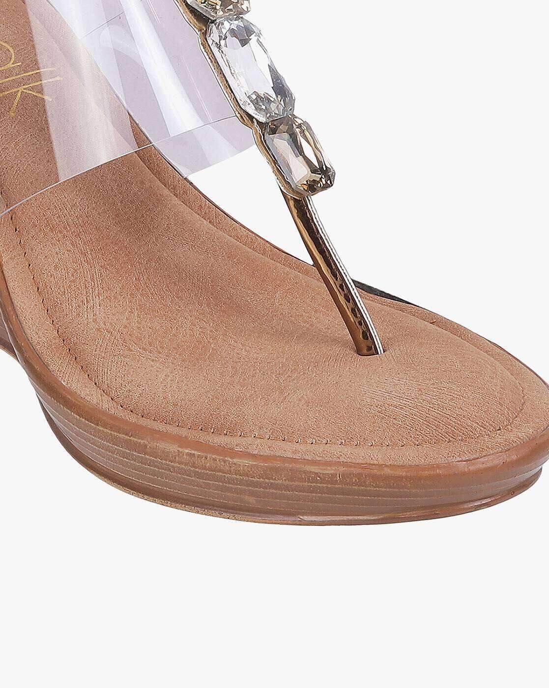 Women Embellished Wedges