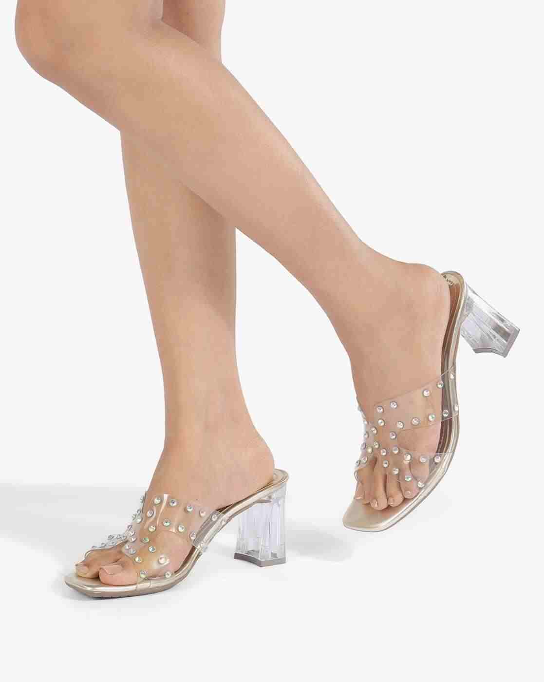 Women Open-Toe Chunky-Heeled Sandals