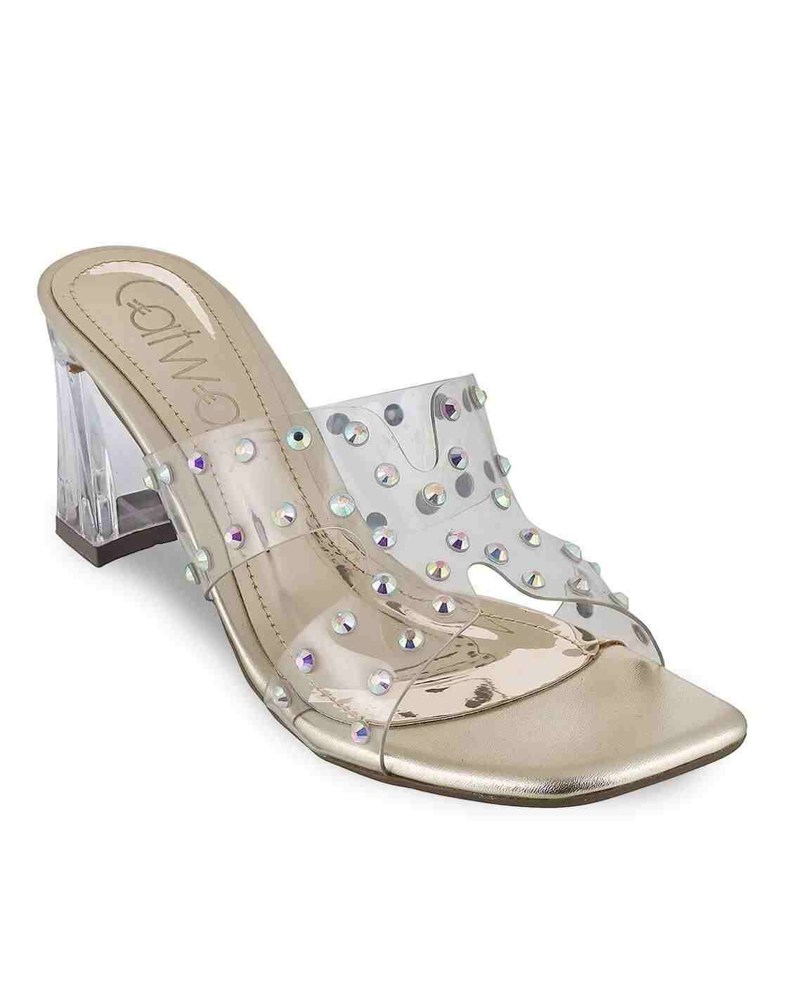 Women Open-Toe Chunky-Heeled Sandals