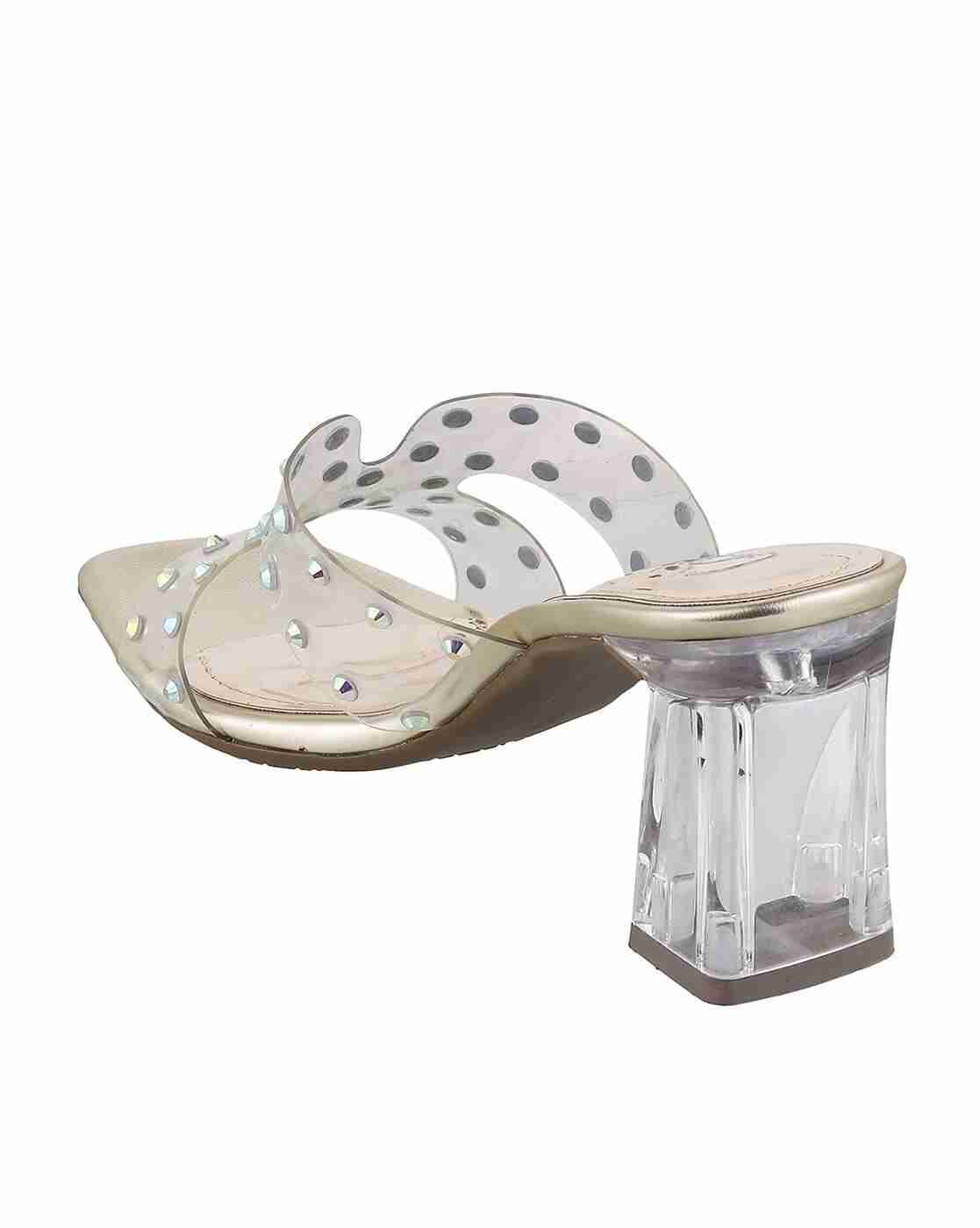 Women Open-Toe Chunky-Heeled Sandals