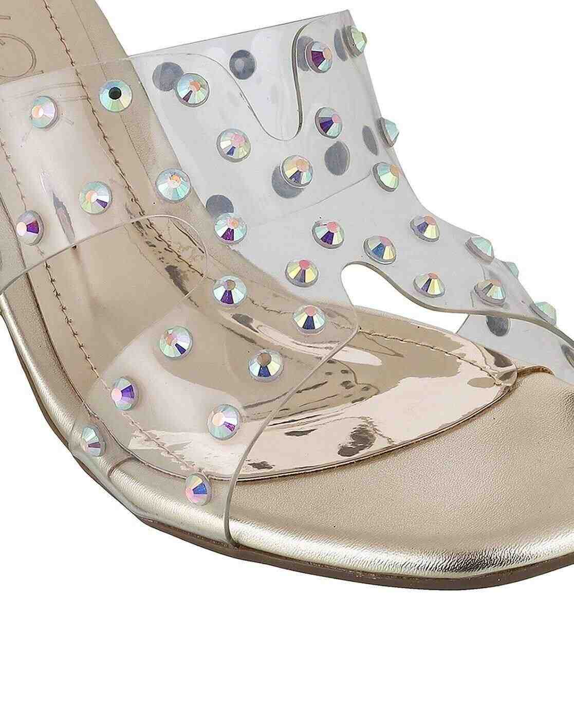 Women Open-Toe Chunky-Heeled Sandals