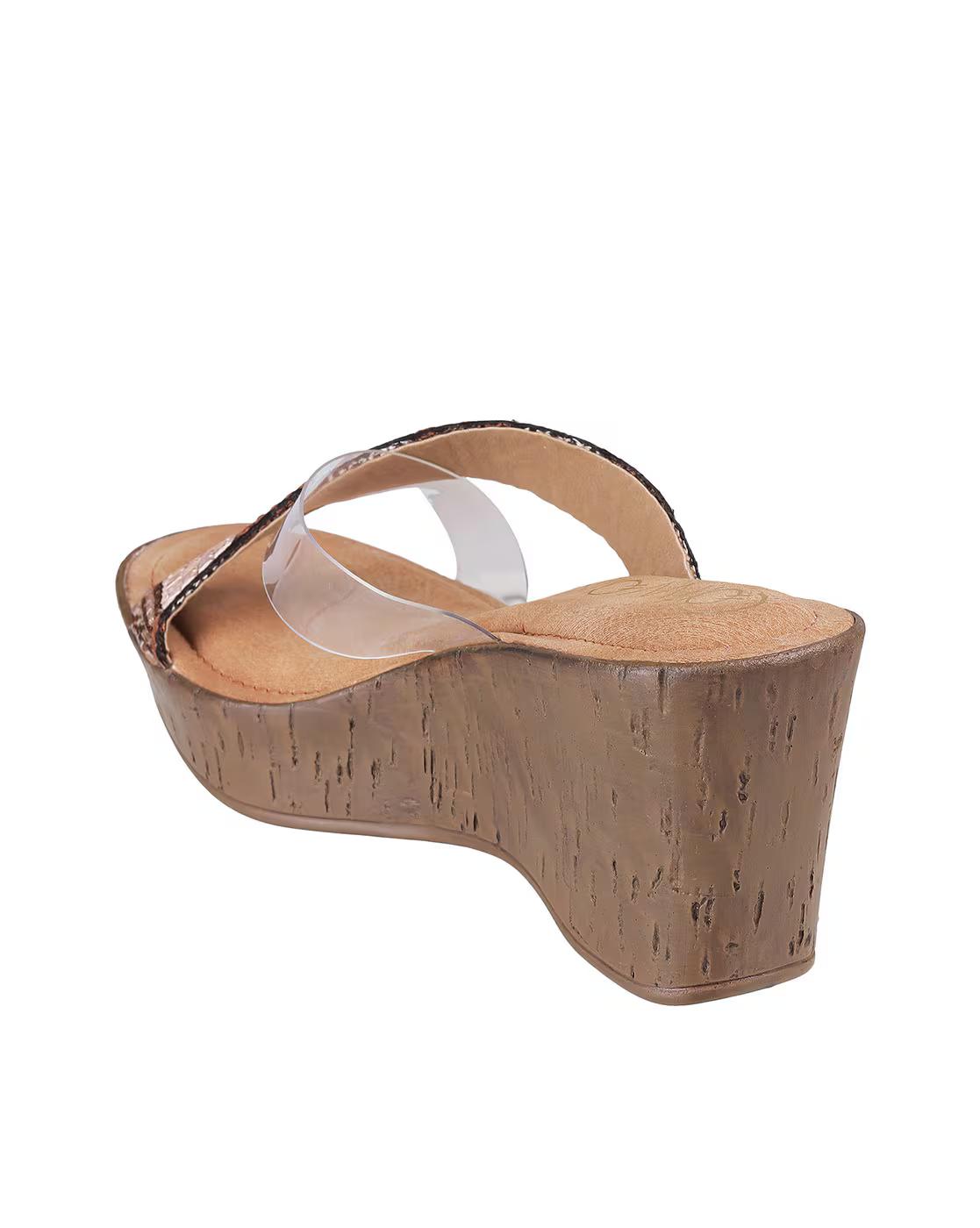 Women Embellished Criss-Cross Strap Wedges