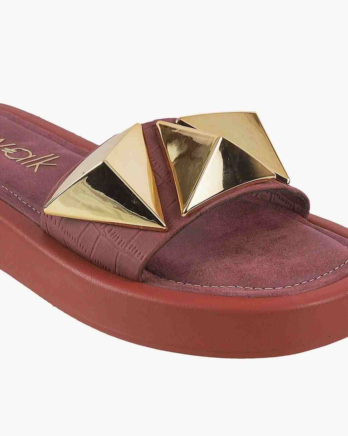 Women Embellished Wedges