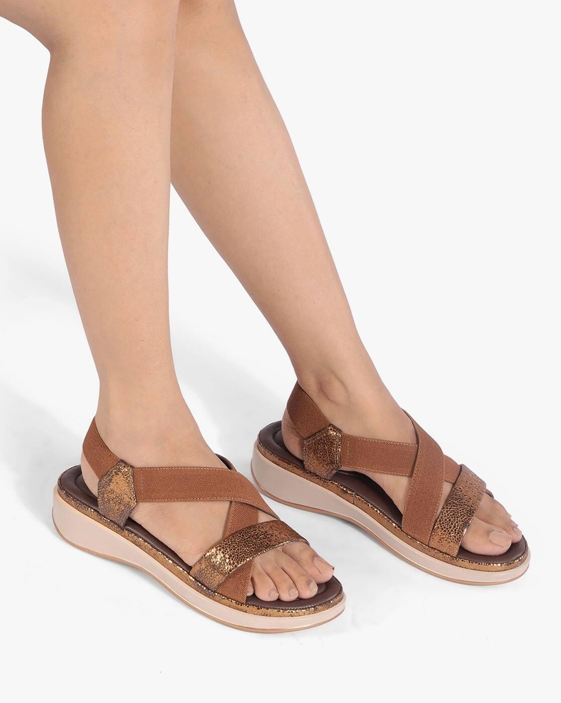 Women Round-Toe Slingback Platforms