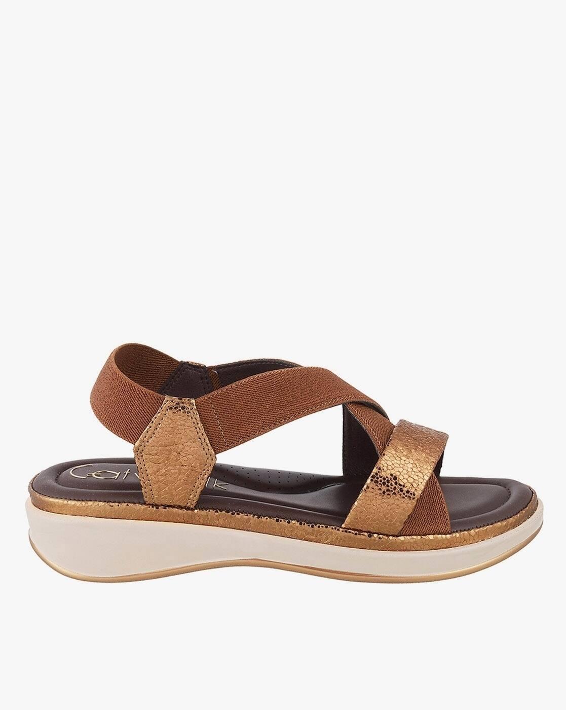 Women Round-Toe Slingback Platforms