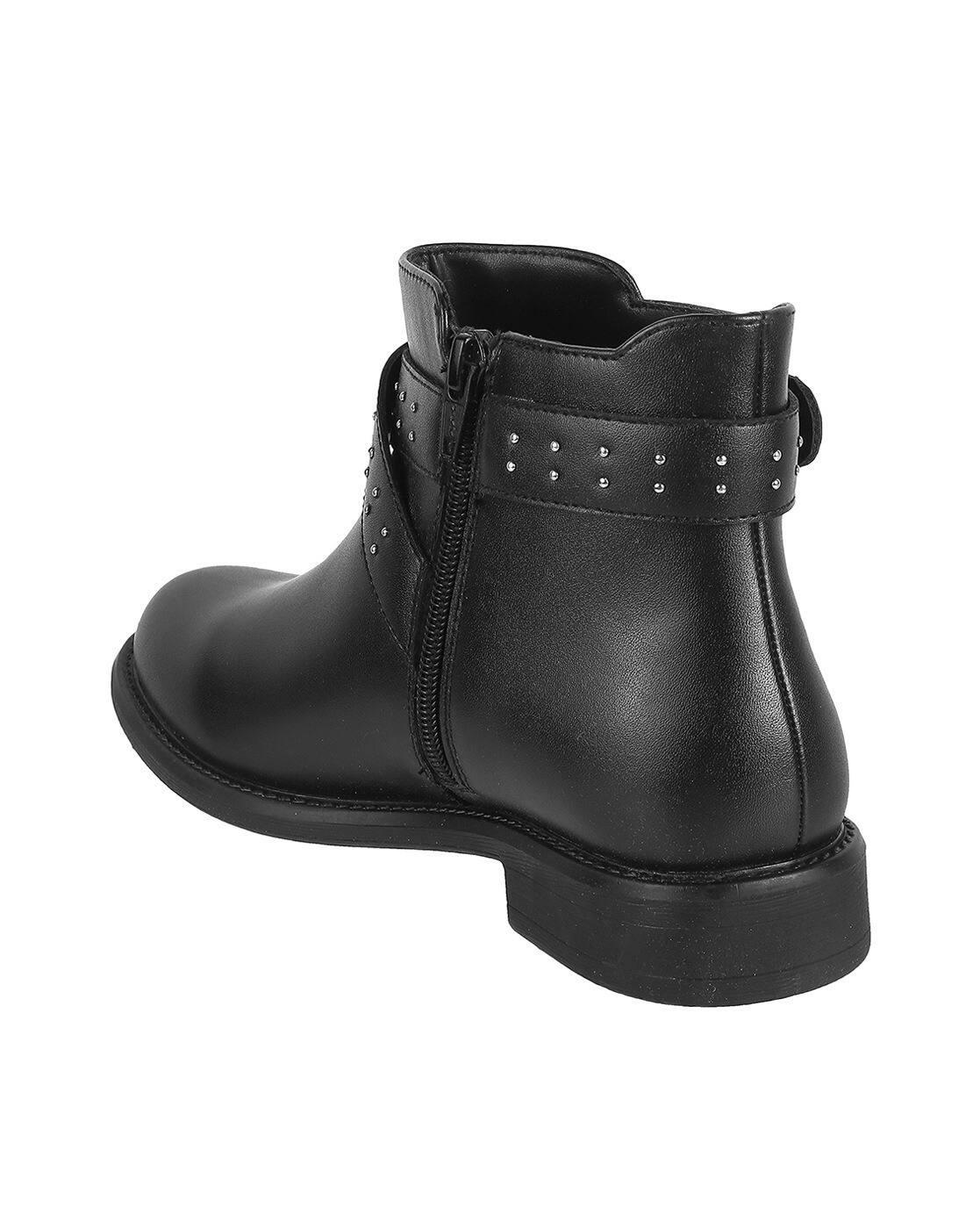 Women Embellished Ankle-Length Boots