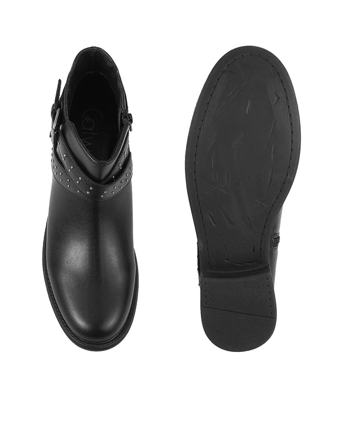 Women Embellished Ankle-Length Boots