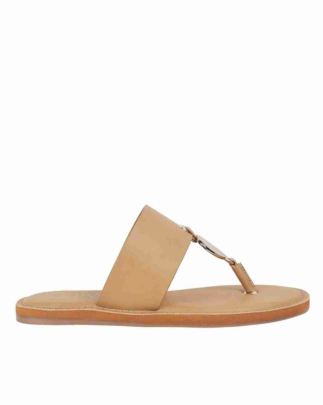 Women Round-Toe T-Strap Sandals