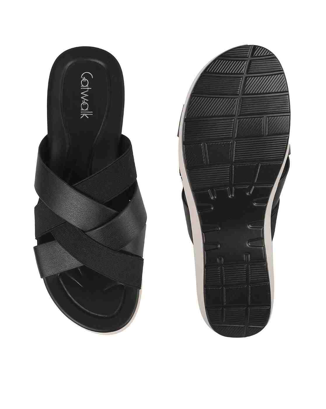 Women Criss-Cross Strap Platforms