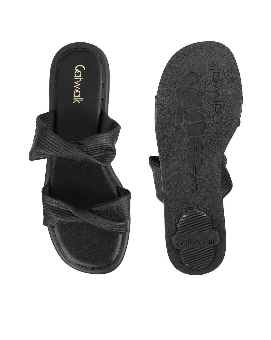 Women Dual-Strap Flat Sandals