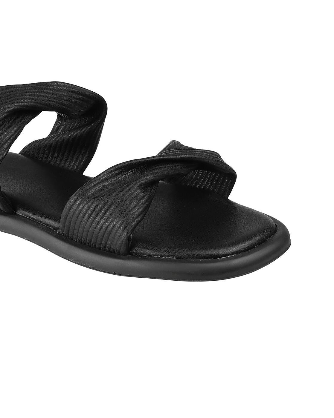 Women Dual-Strap Flat Sandals