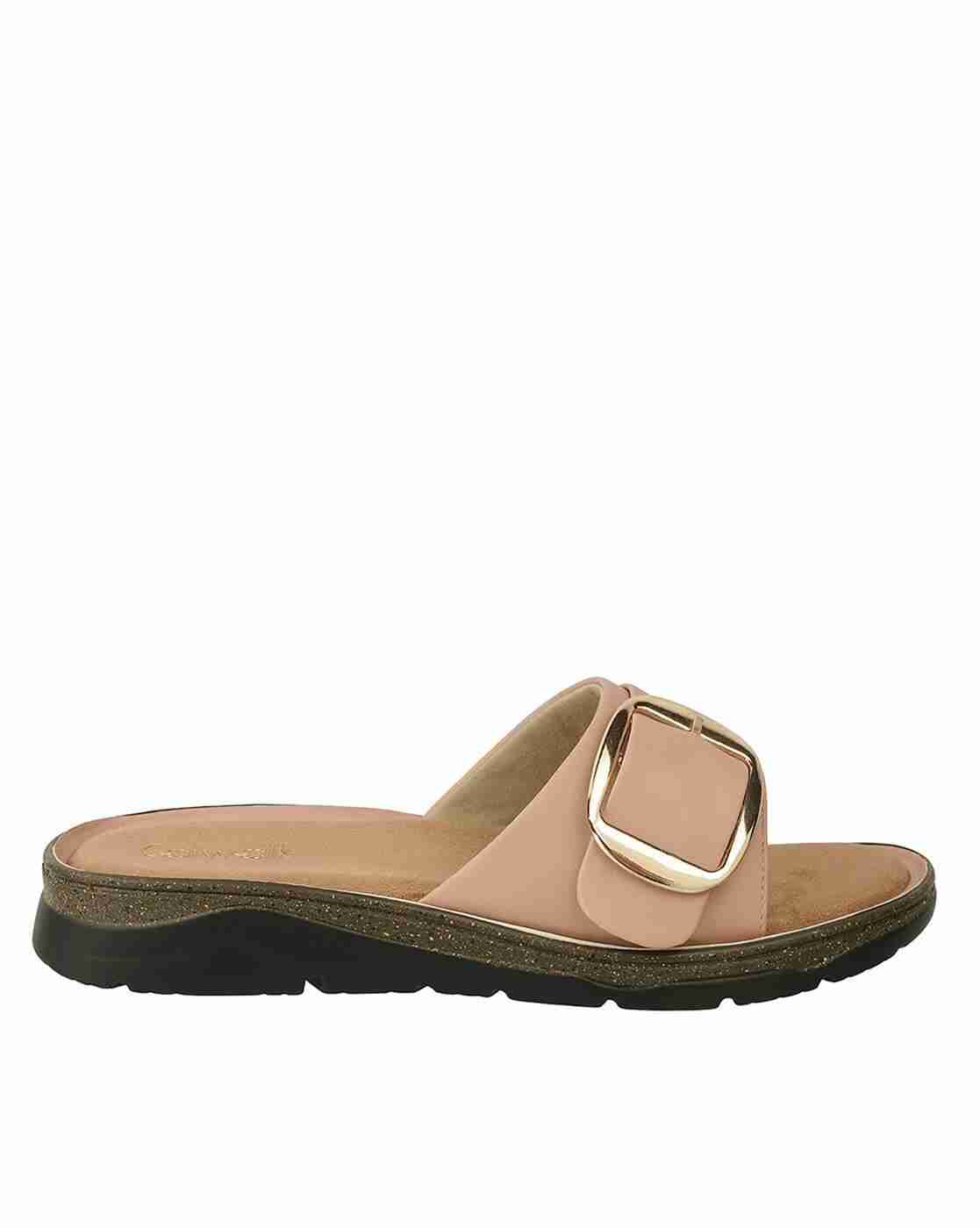 Women Wedges with Metal Accent
