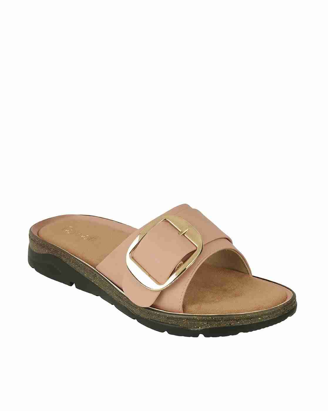 Women Wedges with Metal Accent