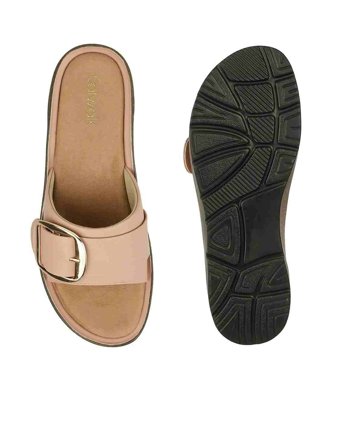 Women Wedges with Metal Accent