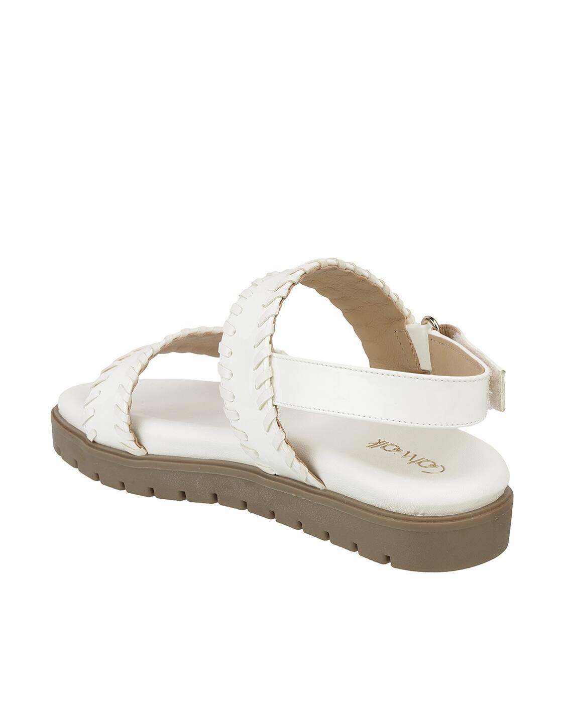 Women Double-Strap Slingback Platforms