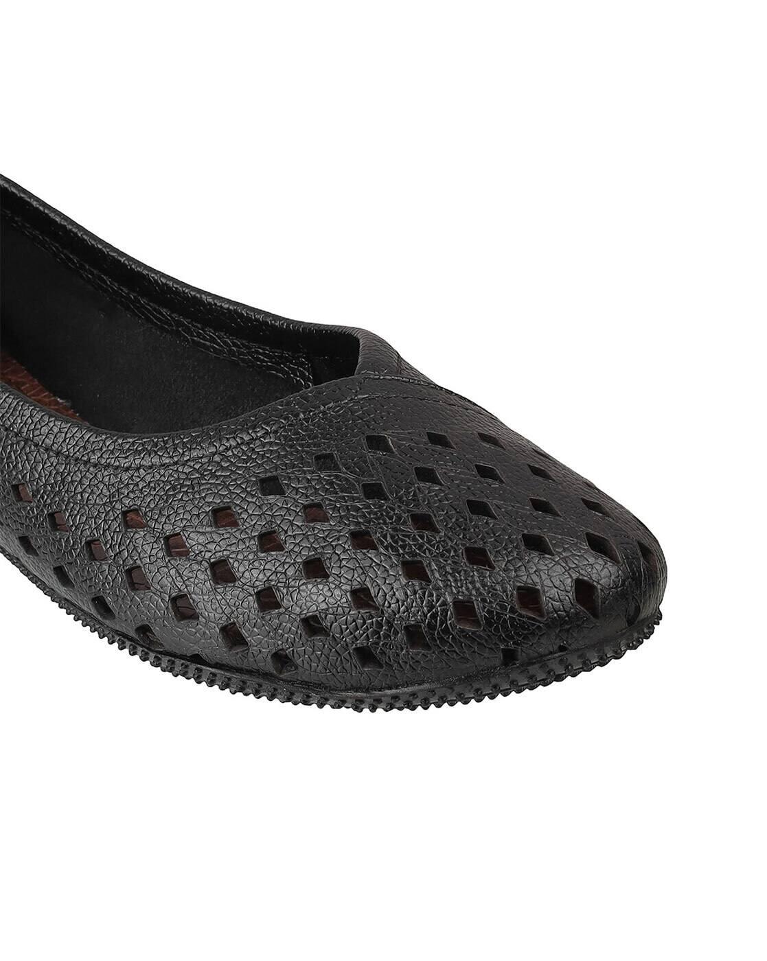 Women Laser-Cut Slip-On Ballerinas