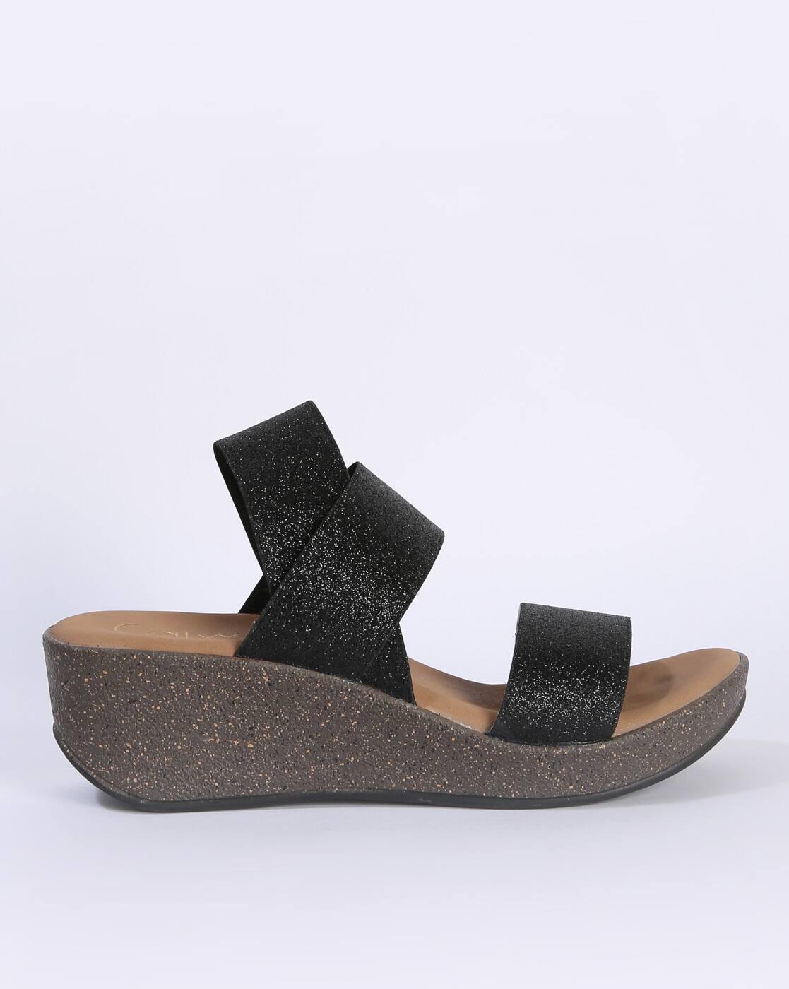 Dual-Strap Wedges with Slingback