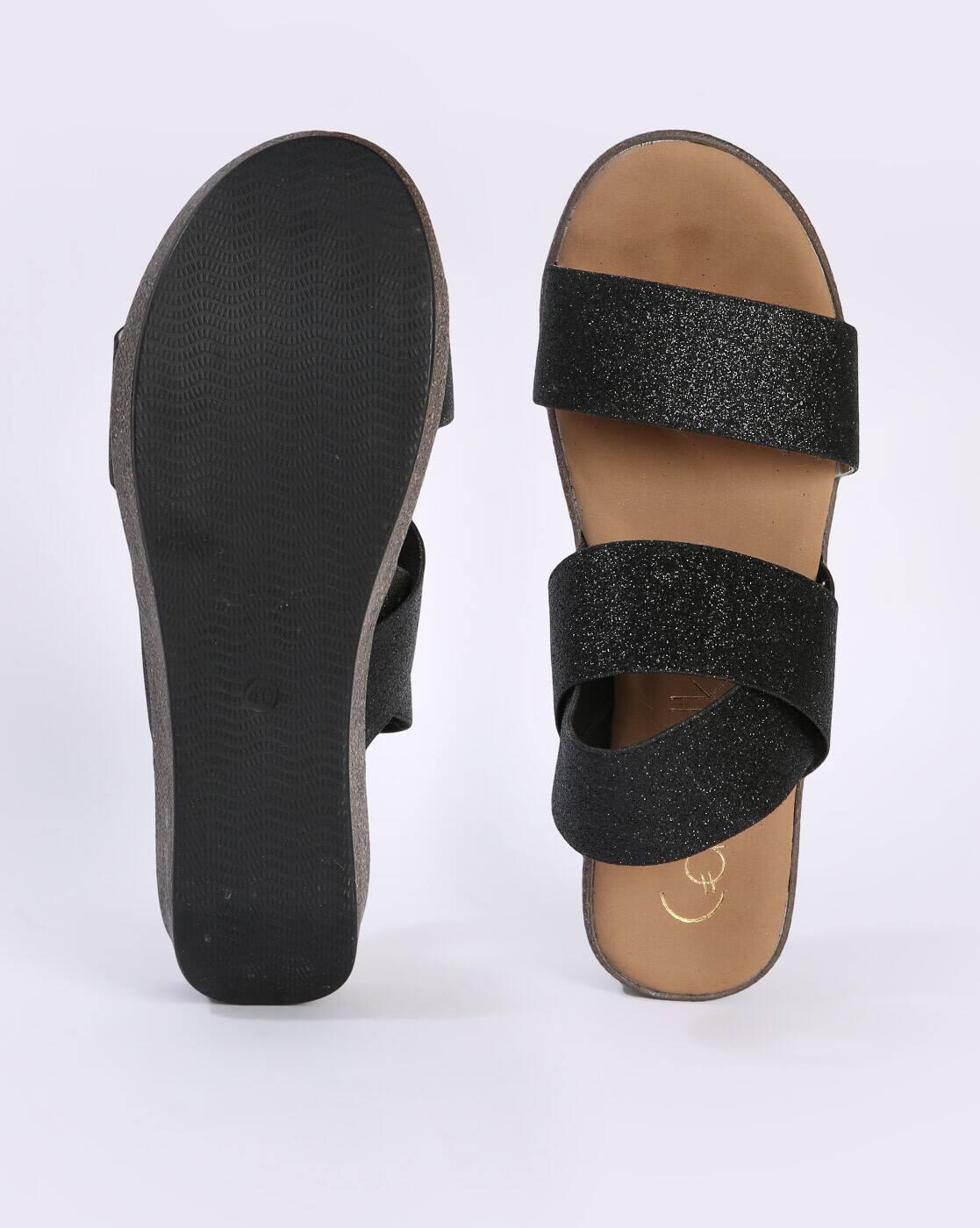 Dual-Strap Wedges with Slingback