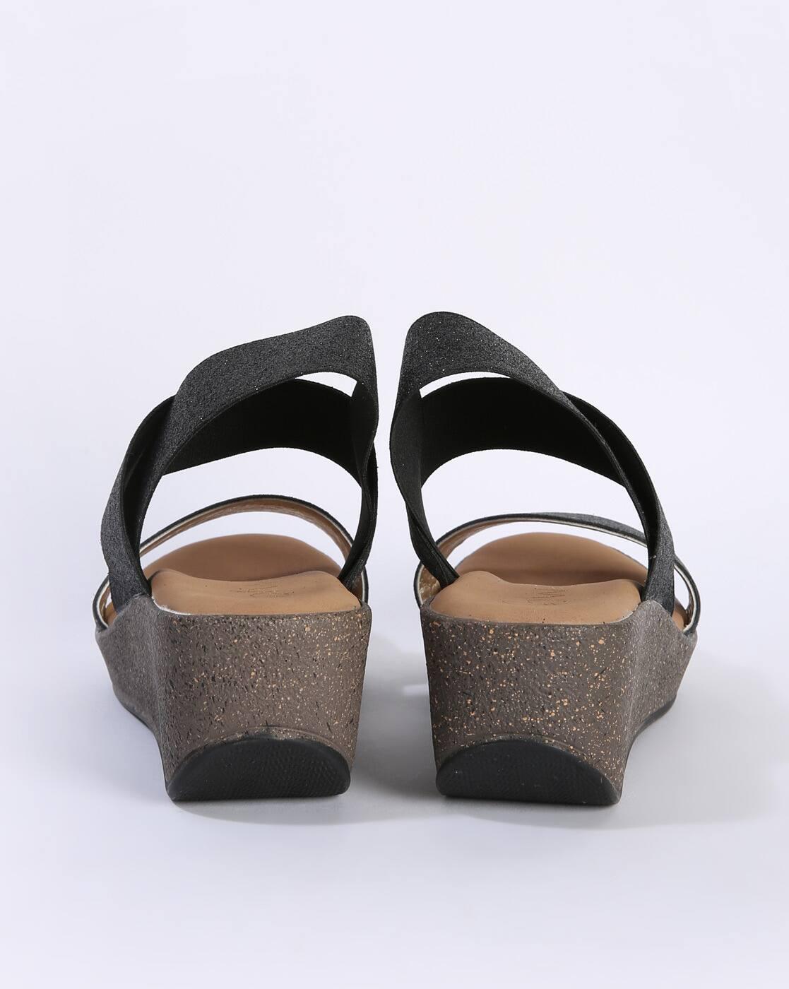 Dual-Strap Wedges with Slingback