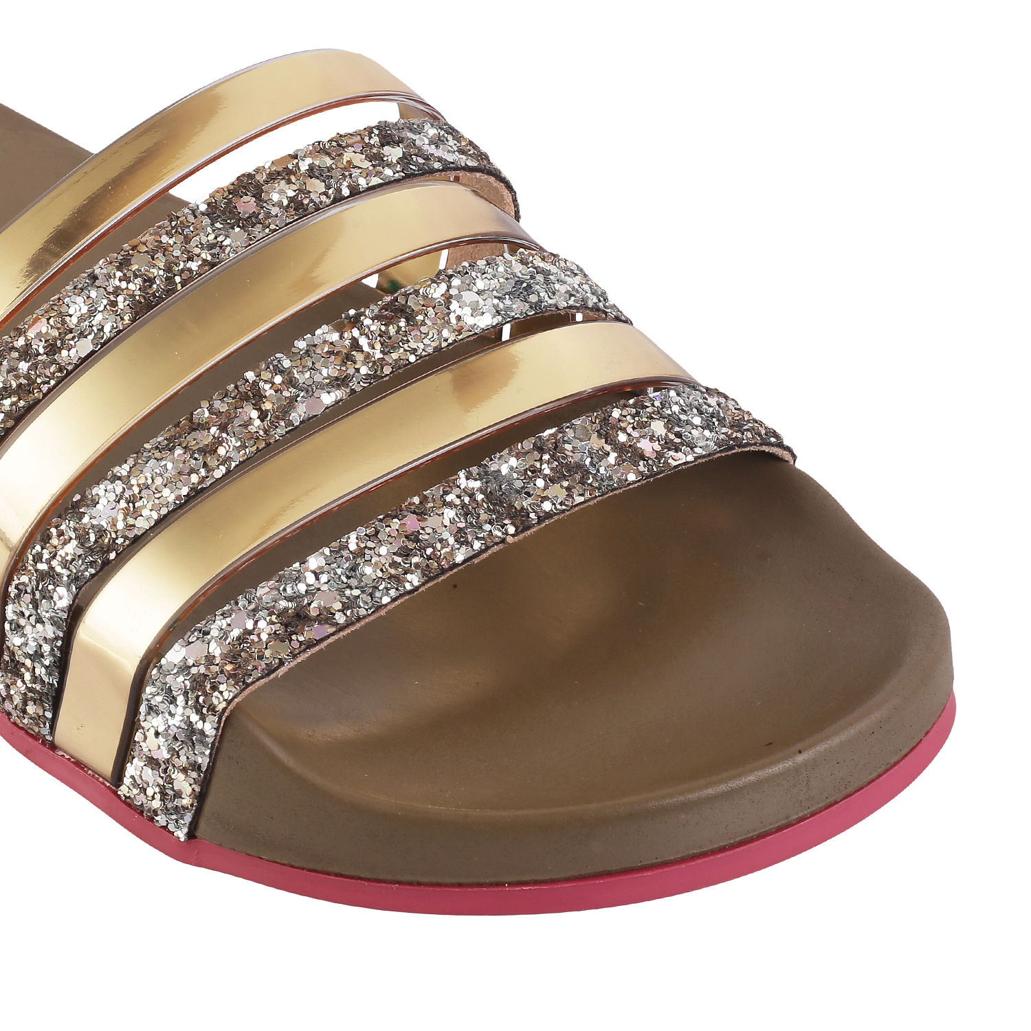 Dual-toned Metallic Slides