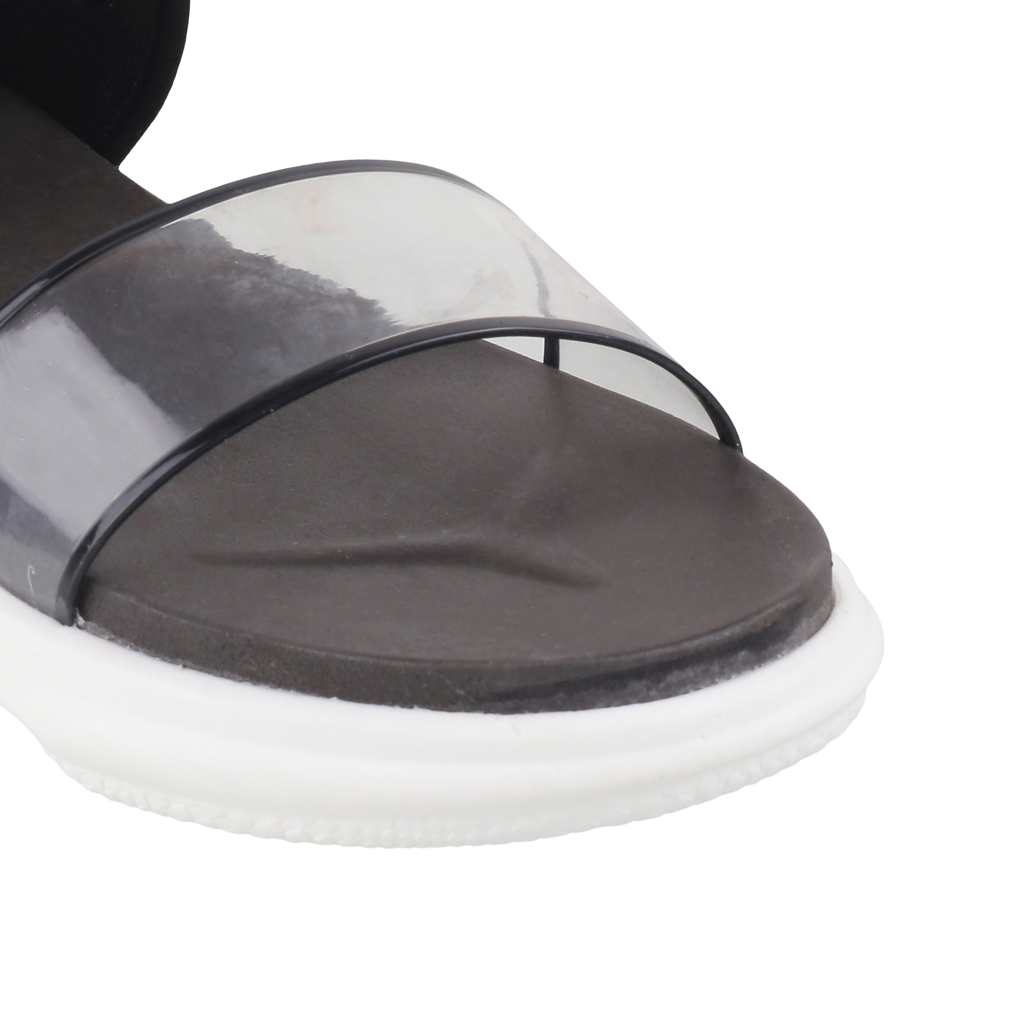 CATWALK | Sporty Clear Glitter Sandals