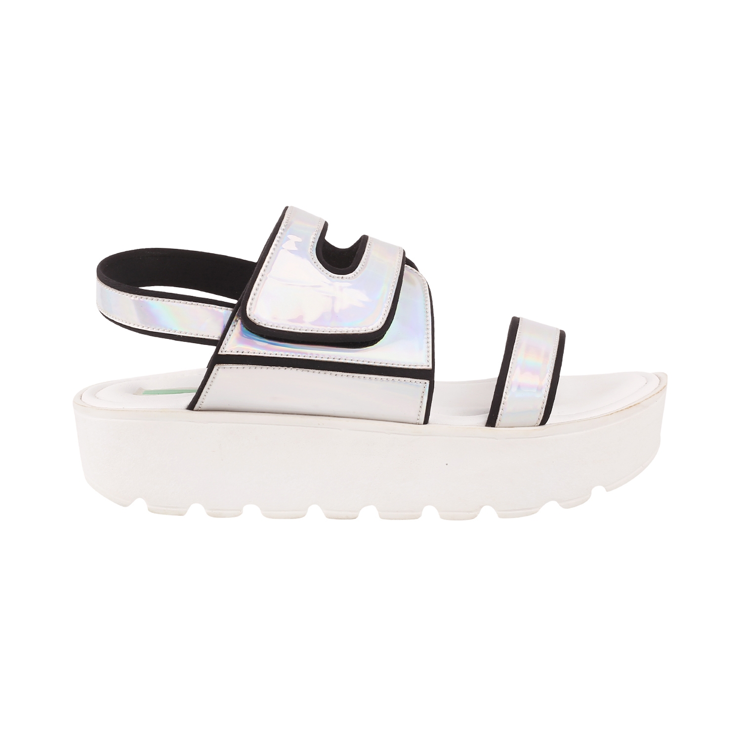CATWALK | Hologrpahic Flatform Sandals