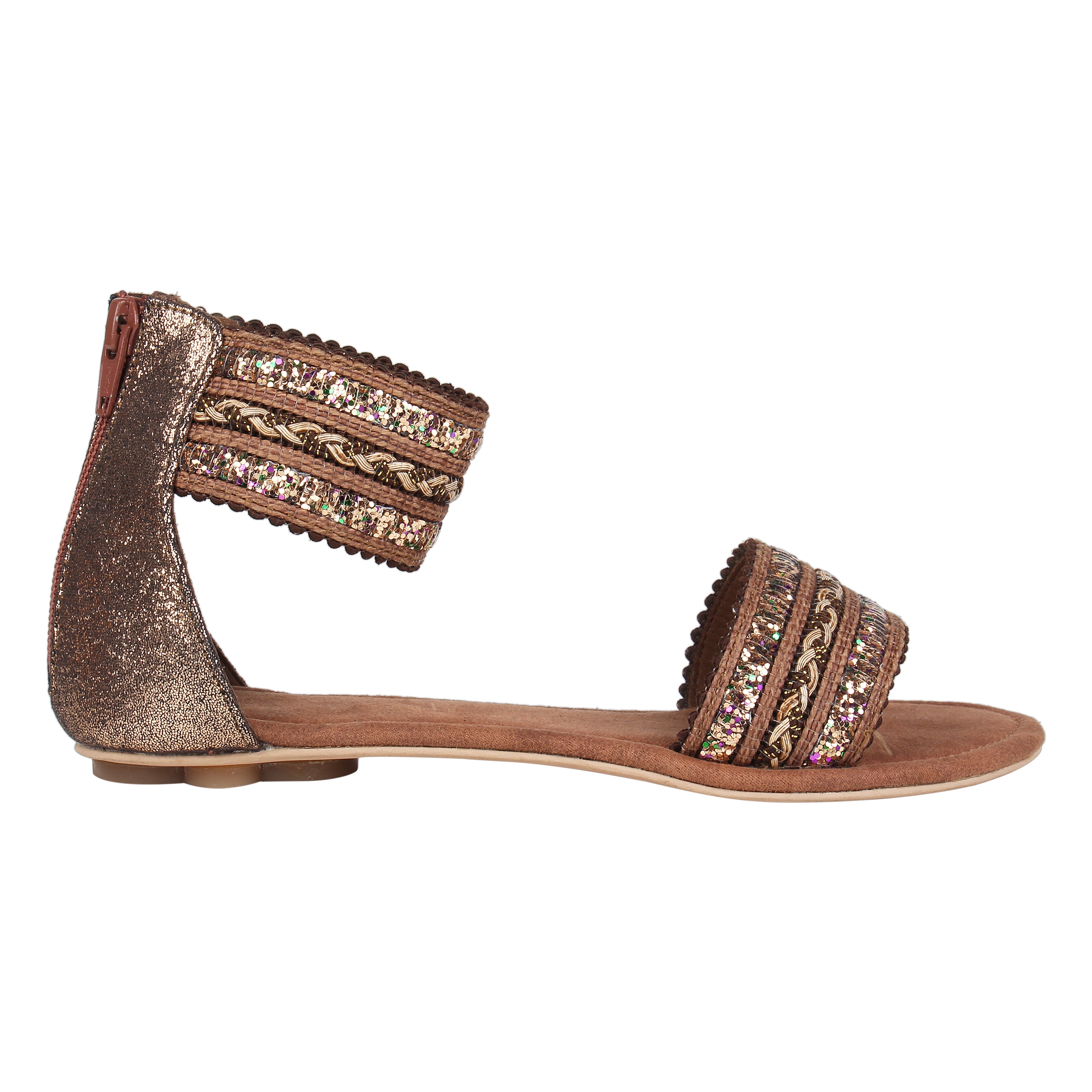 CATWALK | Embellished Ankle Strap Sandals