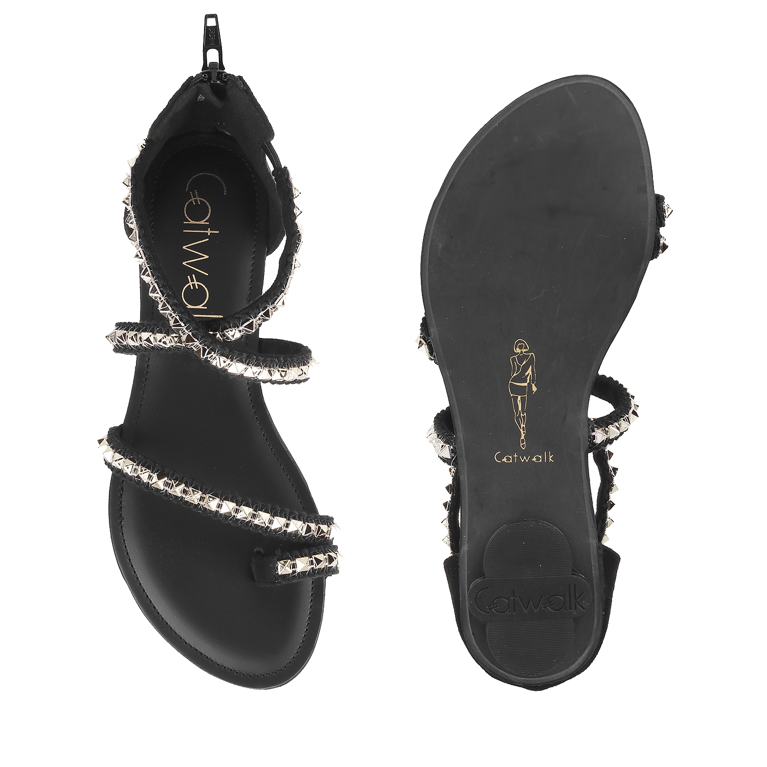 CATWALK | Studded Toe Loop Sandals