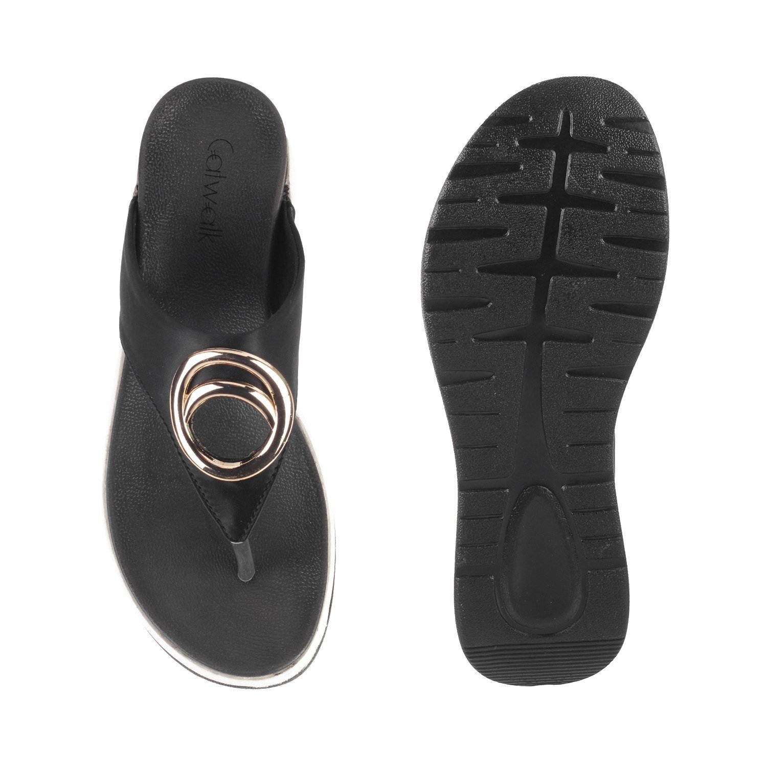 Metal Embellished Thongs