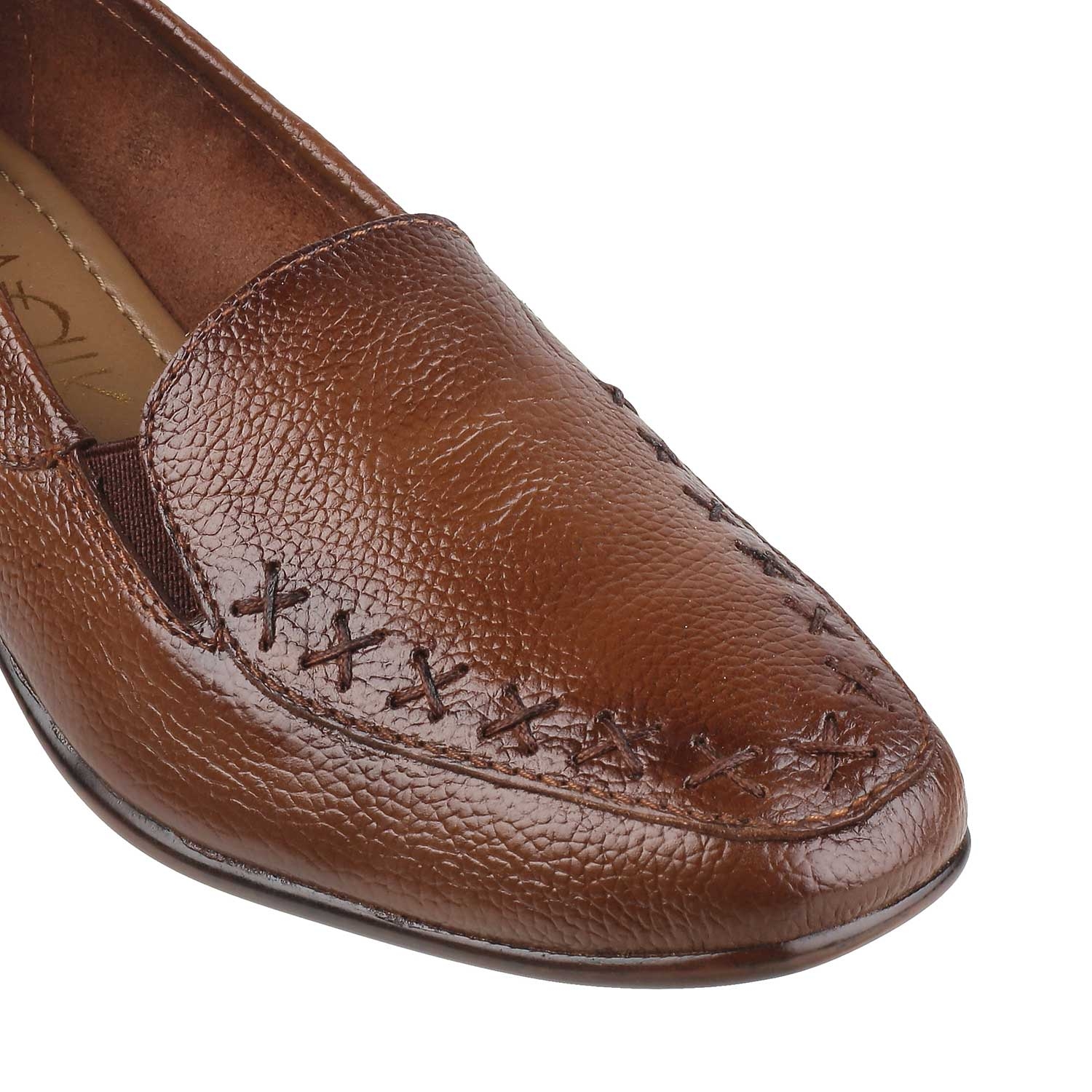 CATWALK | Pure Leather Braided Loafers