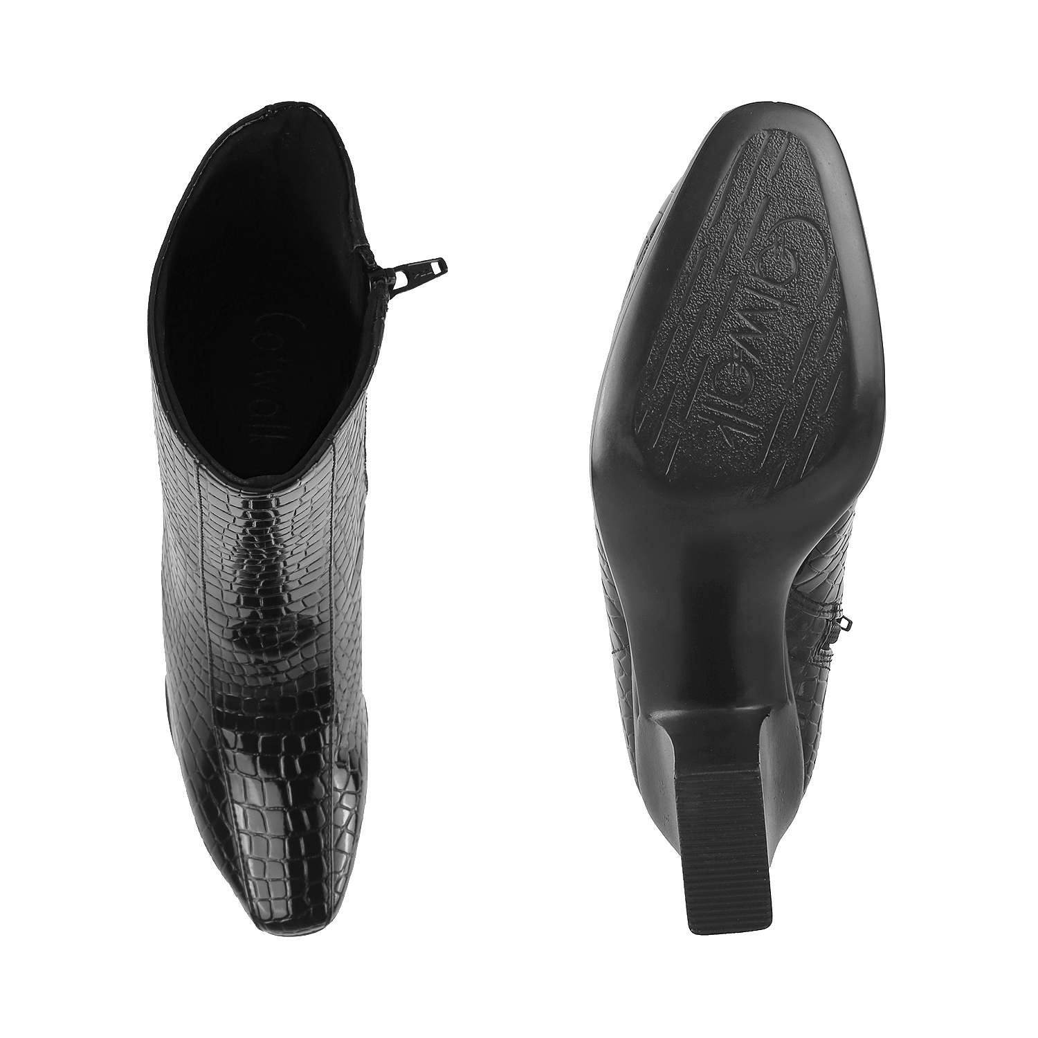 CATWALK | Textured Calf Length Boots