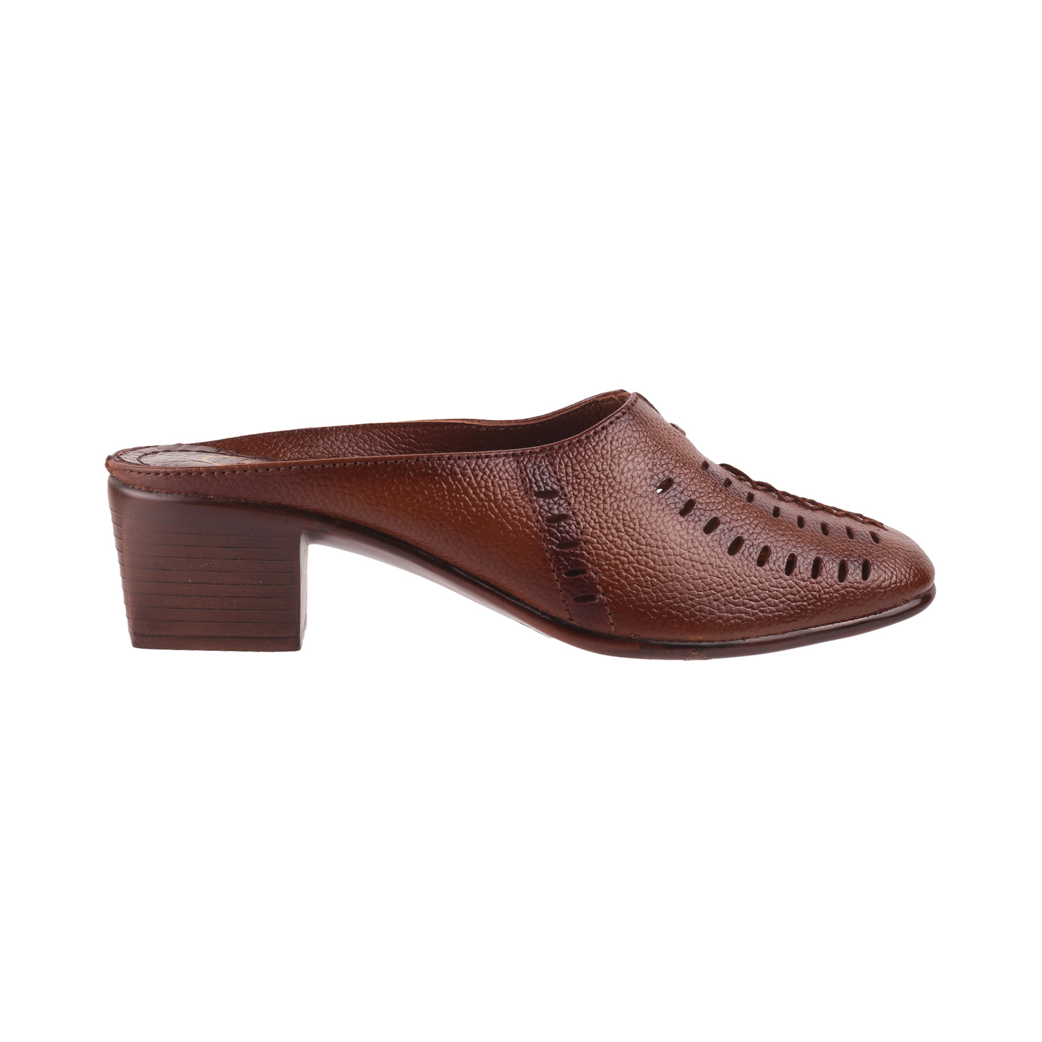 Leather Laser Cut Mules