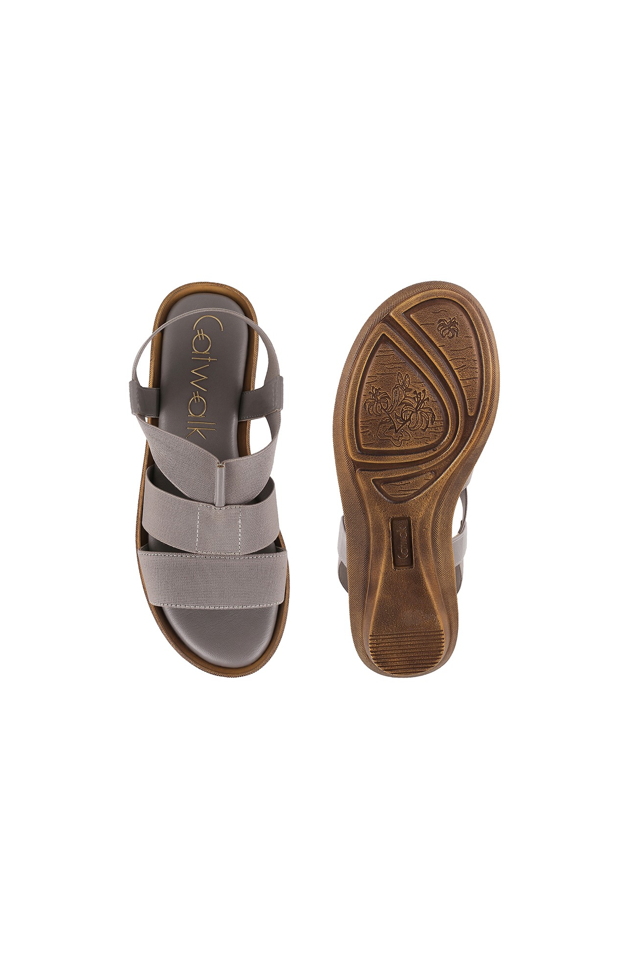 Women Stylised Platforms Grey Sandals