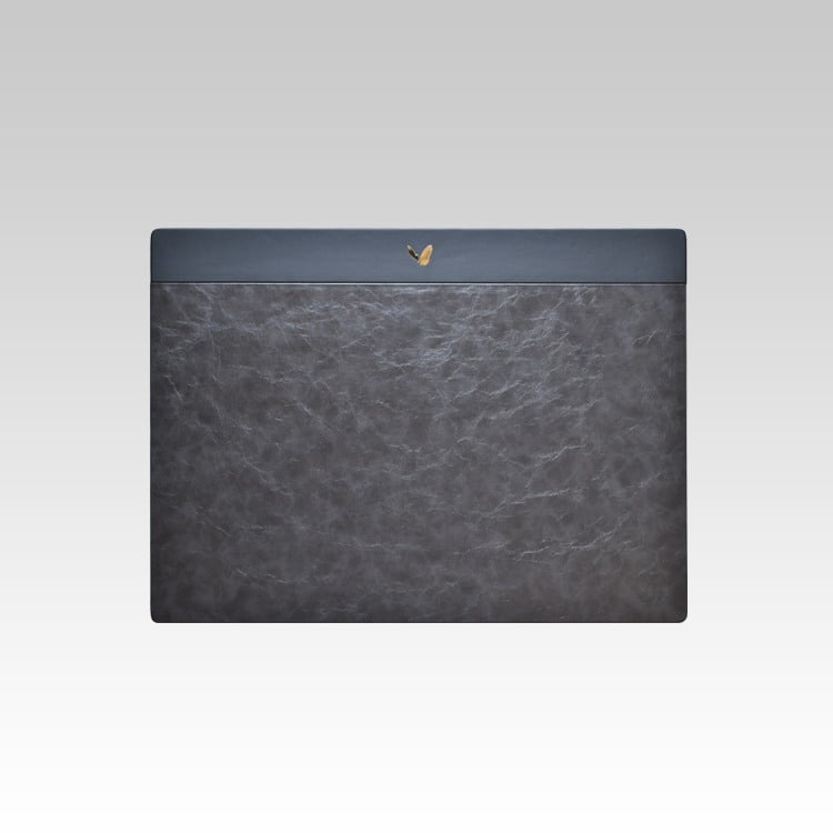 22x16 Inches Rigid Desk Blotter Plus | Moderno | Black