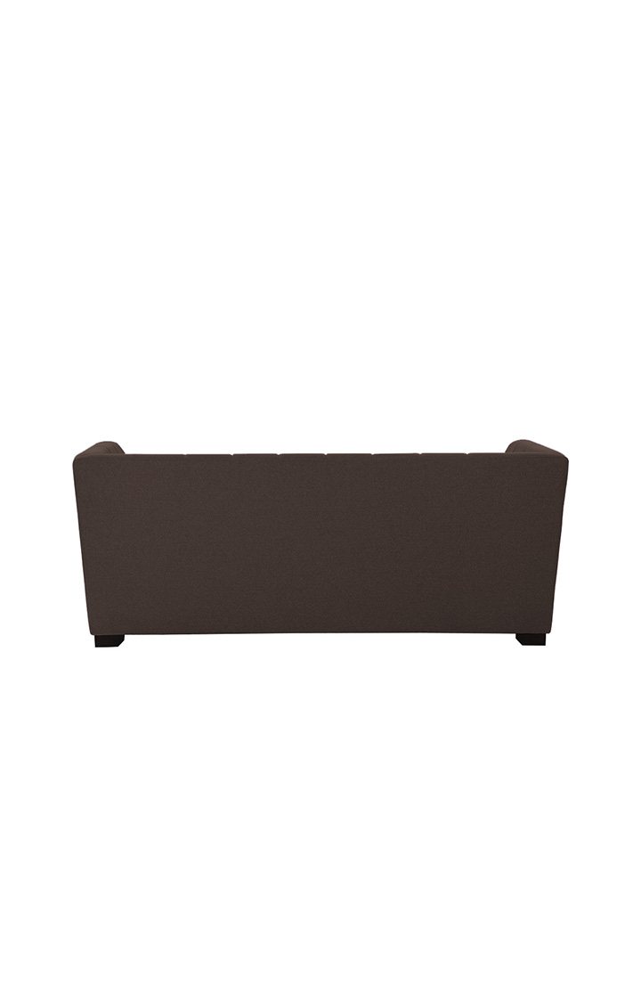 neudot Lexus Sofa for Living Room |3 Persons Sofa|Premium Fabric with Padded Armrest | Solid Wood Frame|3 Seater in Earth Brown Color
