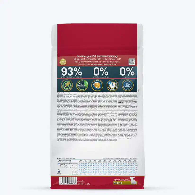 N & D Grain Free Pumpkin Chicken And Pomegranate Puppy Mini 2.5 Kg – (Best Before Jun’26)