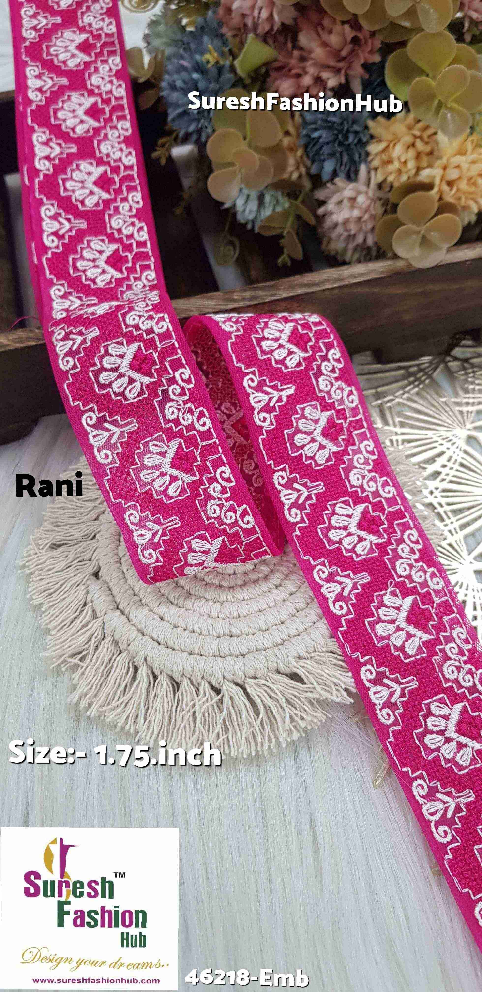 Rani Net Embroidery Lace 46218