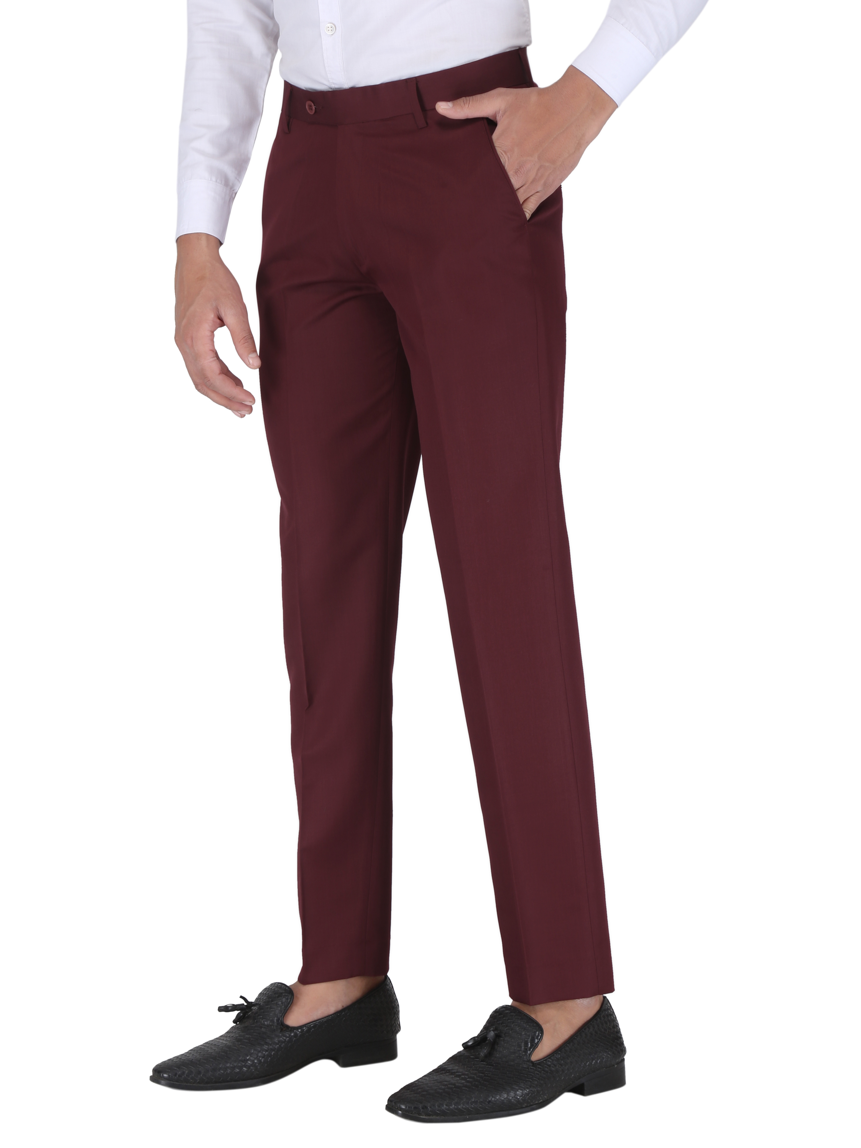 ColorPlus Light Brown Contemporary Fit Trousers