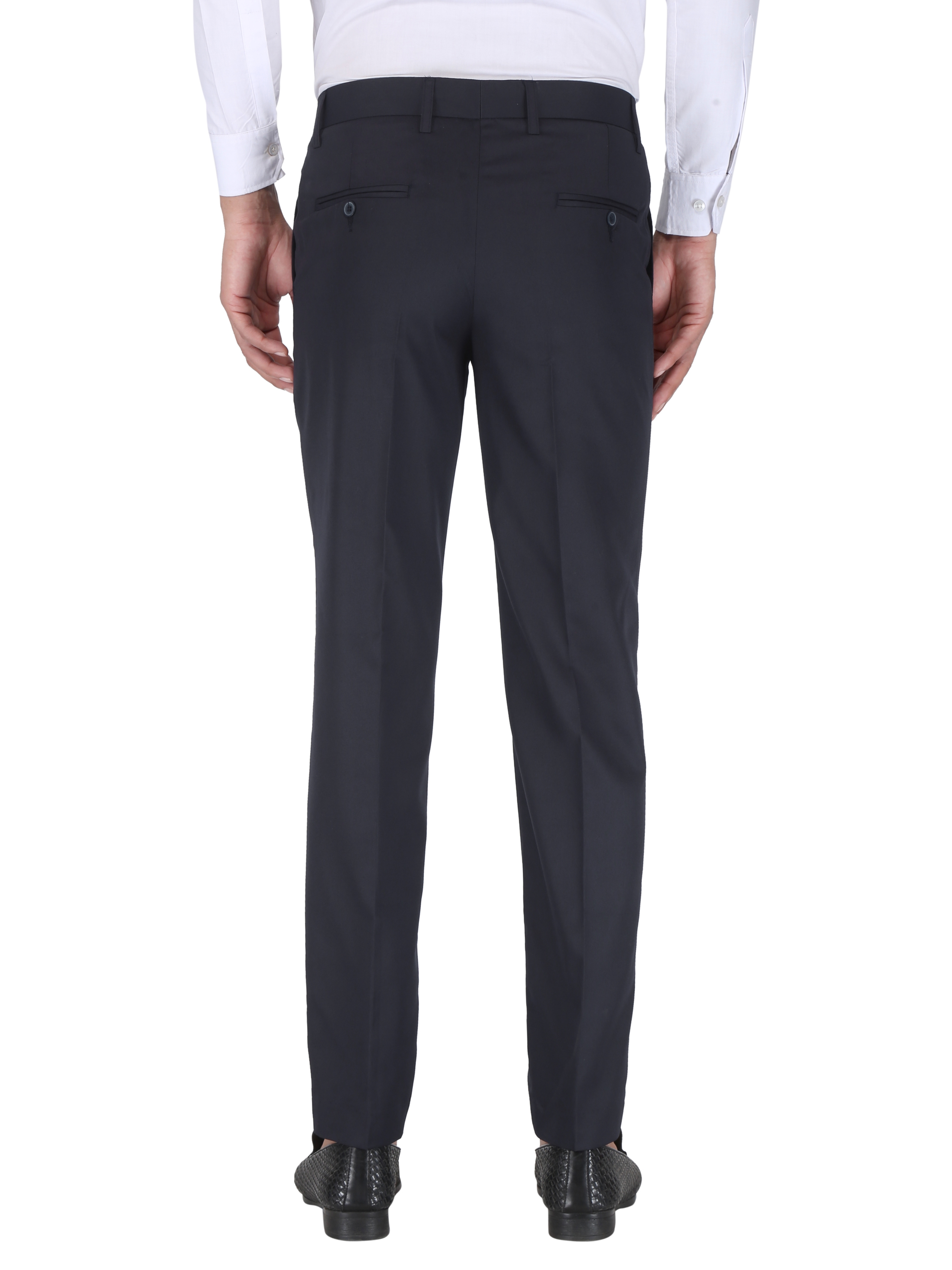 Buy SHBM Formal Pants for Men | Men's Regular fit Formal Pant Combo | Non  Stretchable Trouser | Office wear Trousers - Black-Black_38 at Amazon.in