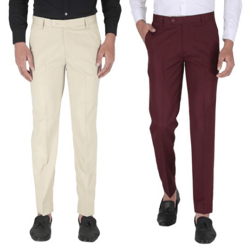 Buy Louis Philippe Black Regular Fit Formal Pleated Trousers for Mens  Online @ Tata CLiQ