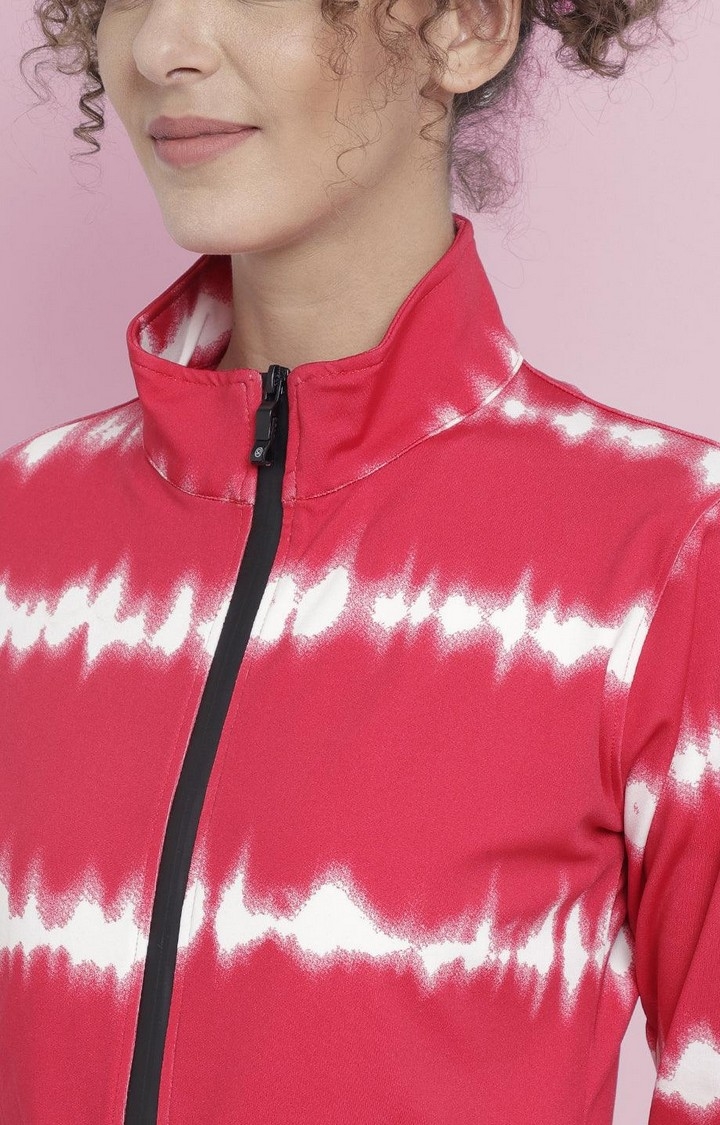 Women's Lightweight Printed Zipper Jacket