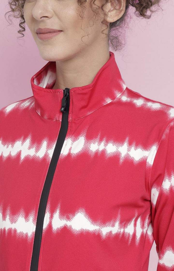 Women's Lightweight Printed Zipper Jacket