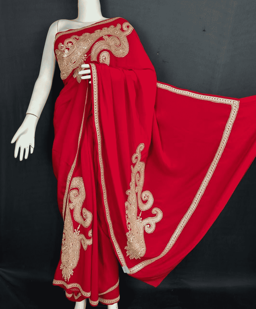Badaam Design Tilla saree
