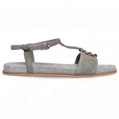 Women's Grey Suede Sandals