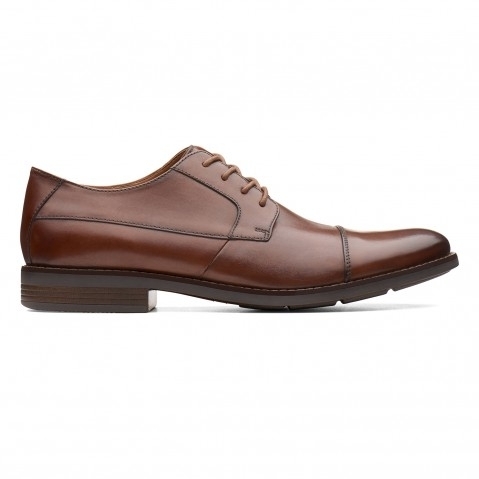 Clarks | Men's Brown Leather Formal Lace-ups 12